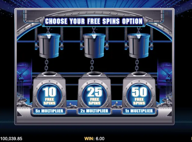 Pure Platinum выбор freespins